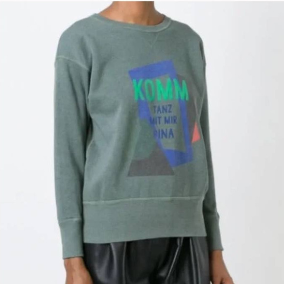 Isabel Marant Tops - Isabel Marant Etoile Womens size 42 US 10 Komm Tanz Mit Mir Pina Sweatshirt Gray